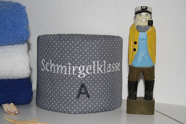 Klopapierverstecker Klopapierbanderole Schmiergelklasse W690