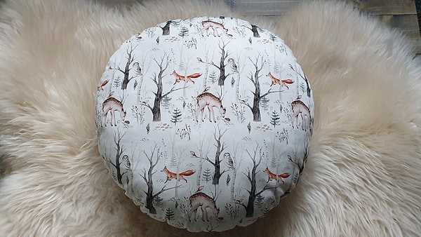 Bodenkissen Kindersitzkissen Sitzkissen Waldtiere Reh Fuchs Eule W1229