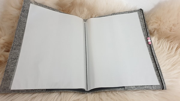 Widmung Zeugnismappe innen W118