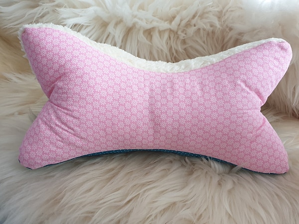 Leseknochen Nackenkissen Relaxkissen rosa türkis W984