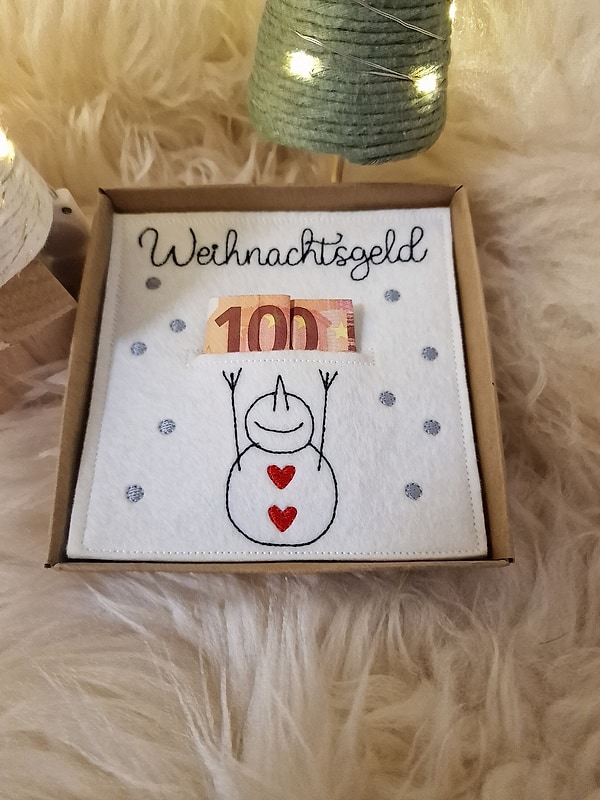 Geldgeschenk Weihnachtsgeld  Geschenkbox Wunscherfüller W663
