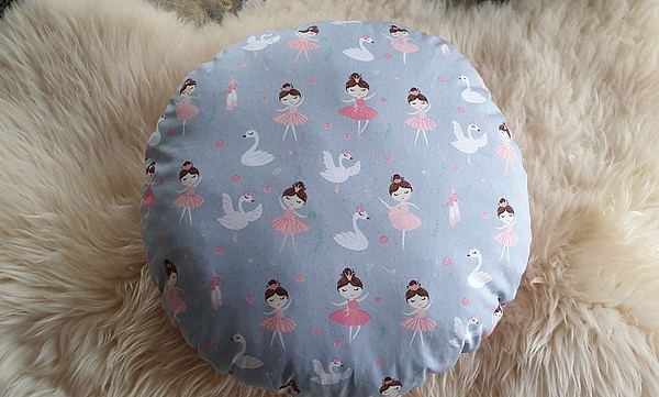 Bodenkissen Kindersitzkissen Sitzkissen Ballerina Schwan W1386
