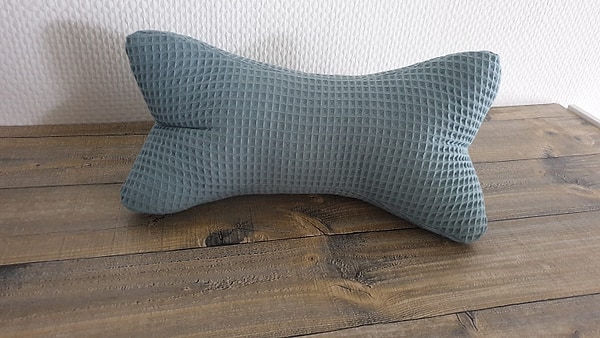 Leseknochen Nackenkissen Lesekissen Waffelpique Waffel mint dustymint W1293