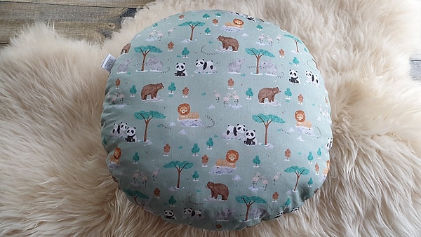 Bodenkissen Kindersitzkissen Sitzkissen Löwe Elefant Panda Bär mint W1376