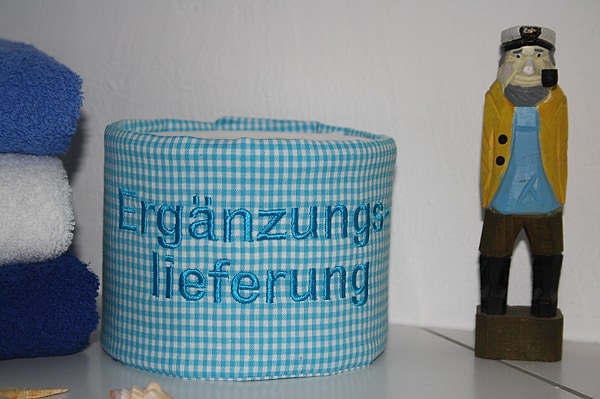 Klopapierverstecker Klopapierbanderole Ergänzungslieferung W688