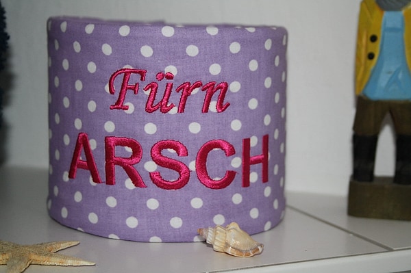 Klopapierverstecker Klopapierbanderole Fürn A.... W679