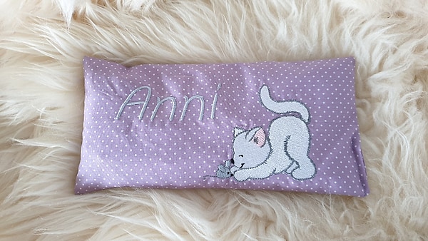 Wellnesskissen Katze Maus Mäuschen mit Namen W1873