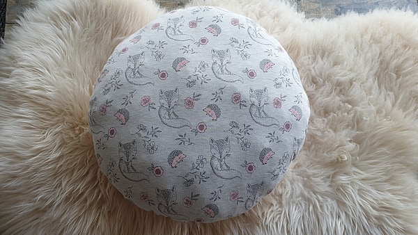 Bodenkissen Kindersitzkissen Sitzkissen Fuchs und Igel W1410